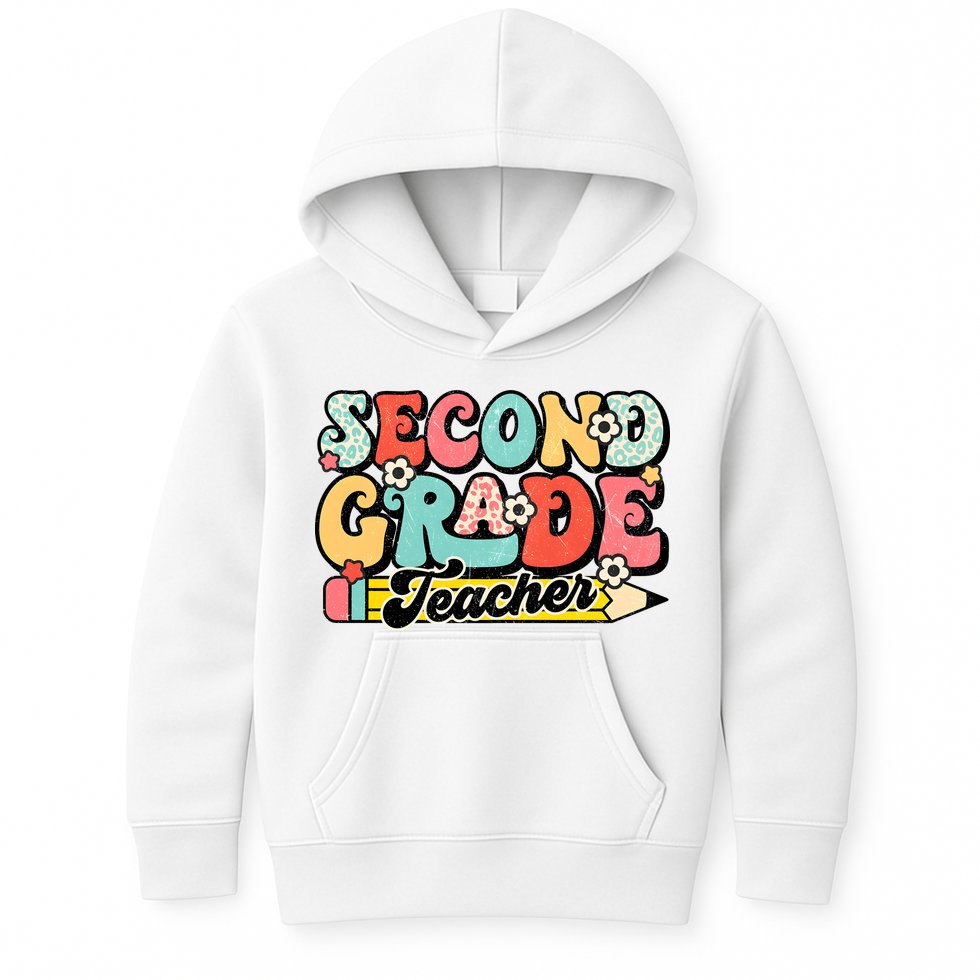 Second Grade Teacher 2nd Grade Teacher Kids Hoodie