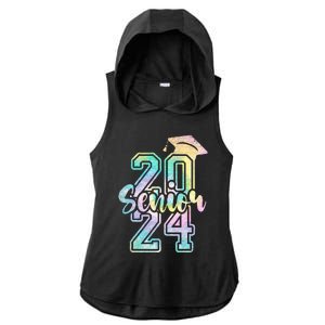 Senior Graduation Trip Cruise 23 Aw Ship Party Cruise Ladies PosiCharge Tri-Blend Wicking Draft Hoodie Tank