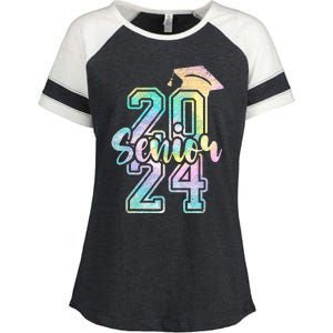 Senior Graduation Trip Cruise 23 Aw Ship Party Cruise Enza Ladies Jersey Colorblock Tee