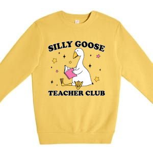 Silly Goose Teacher Club Premium Crewneck Sweatshirt