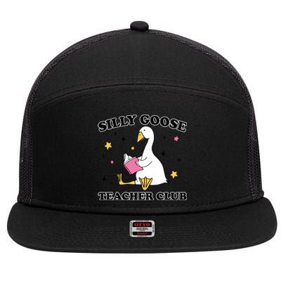 Silly Goose Teacher Club 7 Panel Mesh Trucker Snapback Hat