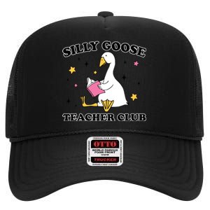 Silly Goose Teacher Club High Crown Mesh Back Trucker Hat