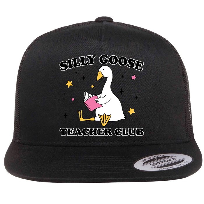 Silly Goose Teacher Club Flat Bill Trucker Hat