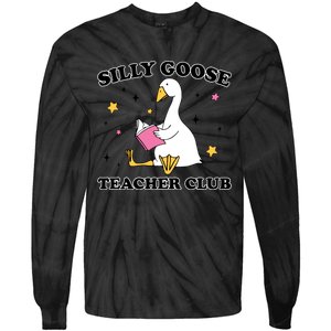 Silly Goose Teacher Club Tie-Dye Long Sleeve Shirt