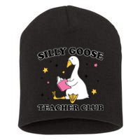 Silly Goose Teacher Club Short Acrylic Beanie