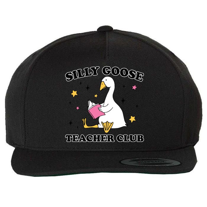 Silly Goose Teacher Club Wool Snapback Cap