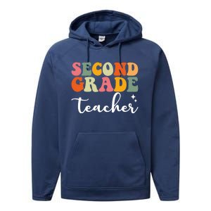 Second Grade Teacher First Day Of School 3Rd Grade Team Gift Performance Fleece Hoodie