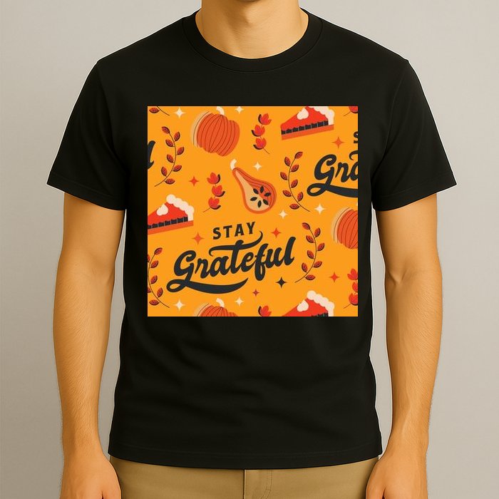 Stay Grateful Thanksgiving Holiday T-Shirt