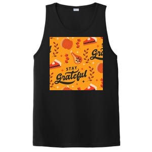 Stay Grateful Thanksgiving Holiday PosiCharge Competitor Tank