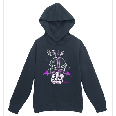 Spookscene Ghos Tea Spooky Boba Emo Goth Alt Purple Urban Pullover Hoodie