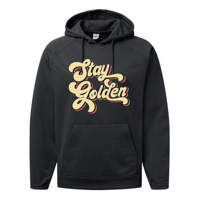 Stay Golden  The Golden Performance Fleece Hoodie