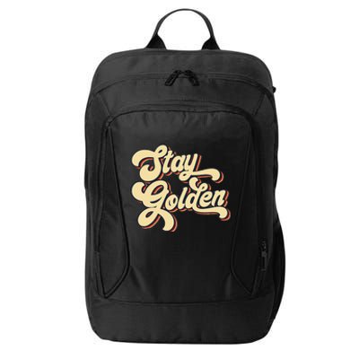 Stay Golden  The Golden City Backpack