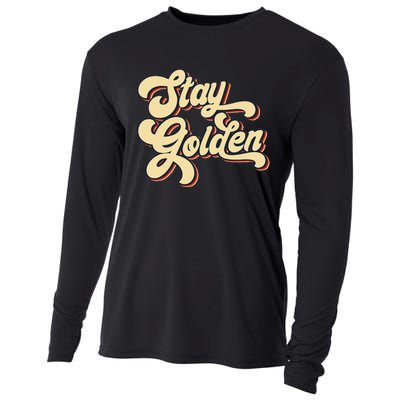 Stay Golden  The Golden Cooling Performance Long Sleeve Crew