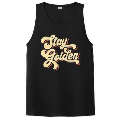 Stay Golden  The Golden PosiCharge Competitor Tank