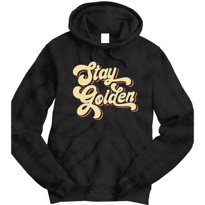 Stay Golden  The Golden Tie Dye Hoodie