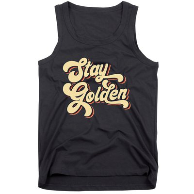 Stay Golden  The Golden Tank Top