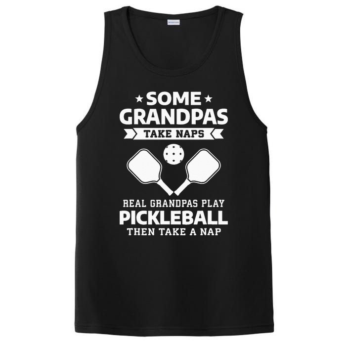 Some Grandpas Take Naps Real Grandpas Play Pickleball PosiCharge Competitor Tank