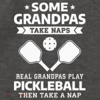 Some Grandpas Take Naps Real Grandpas Play Pickleball Vector Backpack