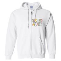 Second Grade Teacher Back To School 2nd Grade Dream Team Full Zip Hoodie