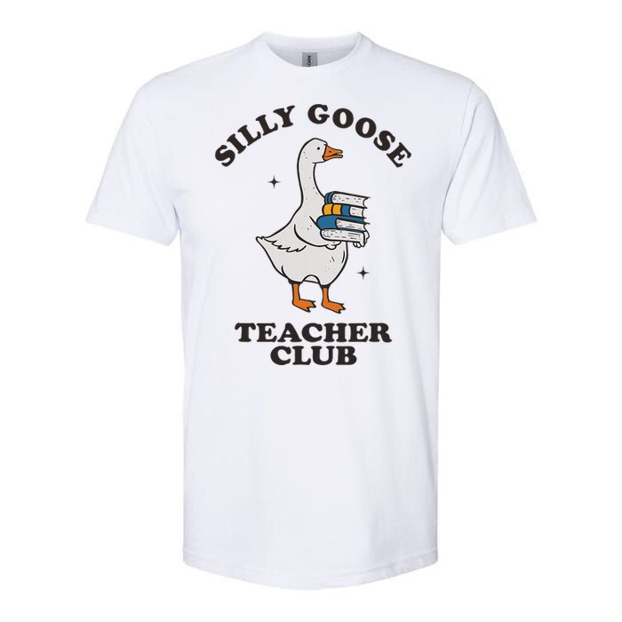 Silly Goose Teacher Club Funny Silly Teacher Softstyle CVC T-Shirt