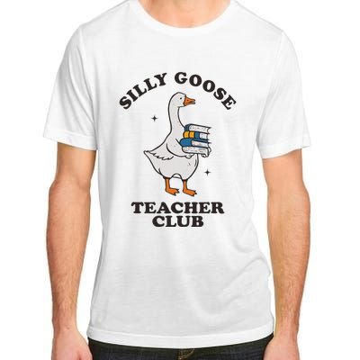 Silly Goose Teacher Club Funny Silly Teacher Adult ChromaSoft Performance T-Shirt