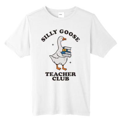 Silly Goose Teacher Club Funny Silly Teacher Tall Fusion ChromaSoft Performance T-Shirt