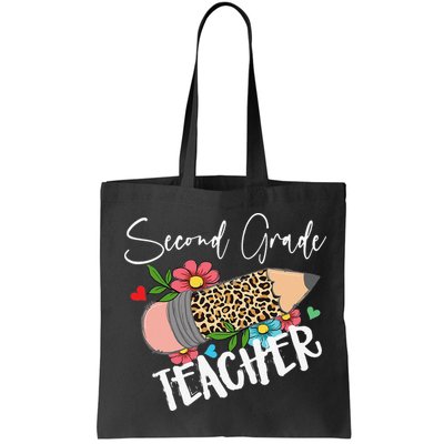 Second Grade Teacher Leopard Pencil 2nd Grade Teacher Bag