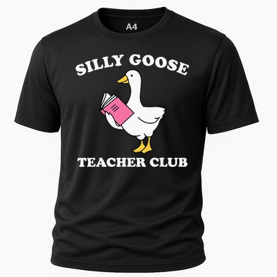 Silly Goose Teacher Club Back To School Teacher Silly Goose Cooling Performance Crew T-Shirt