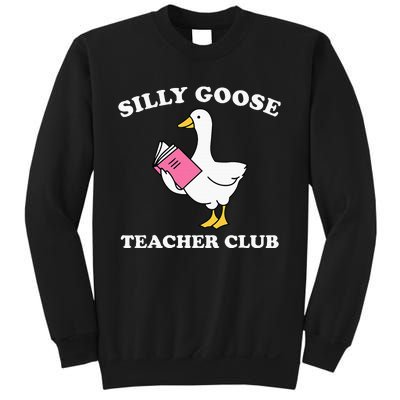 Silly Goose Teacher Club Back To School Teacher Silly Goose Sweatshirt