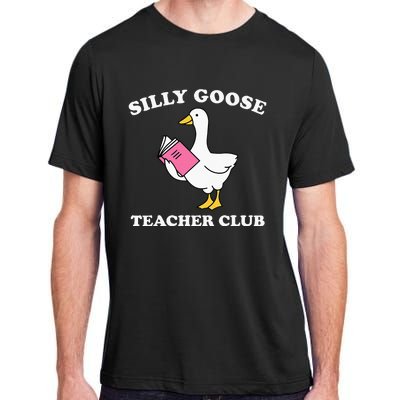 Silly Goose Teacher Club Back To School Teacher Silly Goose Adult ChromaSoft Performance T-Shirt