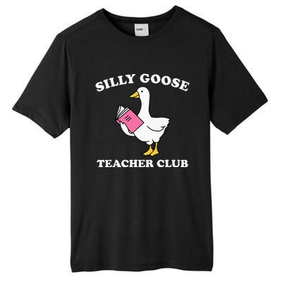 Silly Goose Teacher Club Back To School Teacher Silly Goose Tall Fusion ChromaSoft Performance T-Shirt