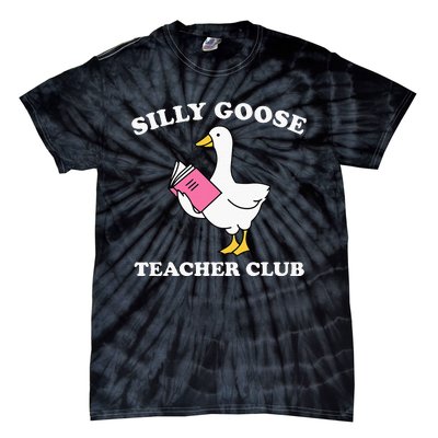 Silly Goose Teacher Club Back To School Teacher Silly Goose Tie-Dye T-Shirt