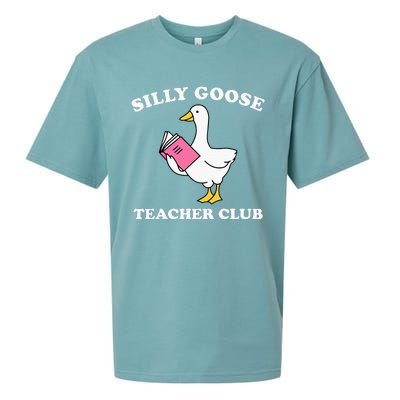 Silly Goose Teacher Club Back To School Teacher Silly Goose Sueded Cloud Jersey T-Shirt