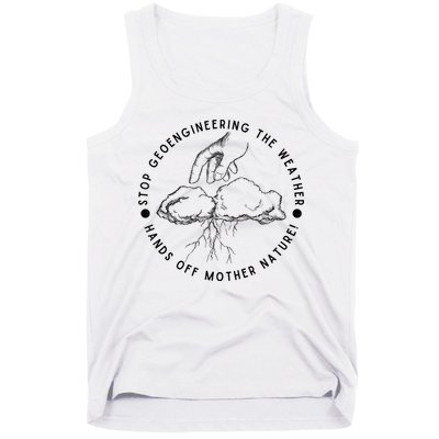 Stop Geoengineering The Weather Antigovernment Tank Top