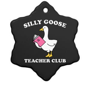 Silly Goose Teacher Club Back To School Teacher Silly Goose Ceramic Star Ornament