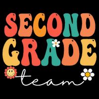 Second Grade Team Retro Groovy Vintage First Day Of School Performance Shirt