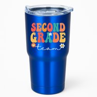Second Grade Team Retro Groovy Vintage First Day Of School Tumbler