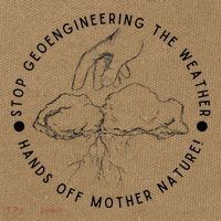 Stop Geoengineering The Weather Anti Government Cotton Canvas Backpack
