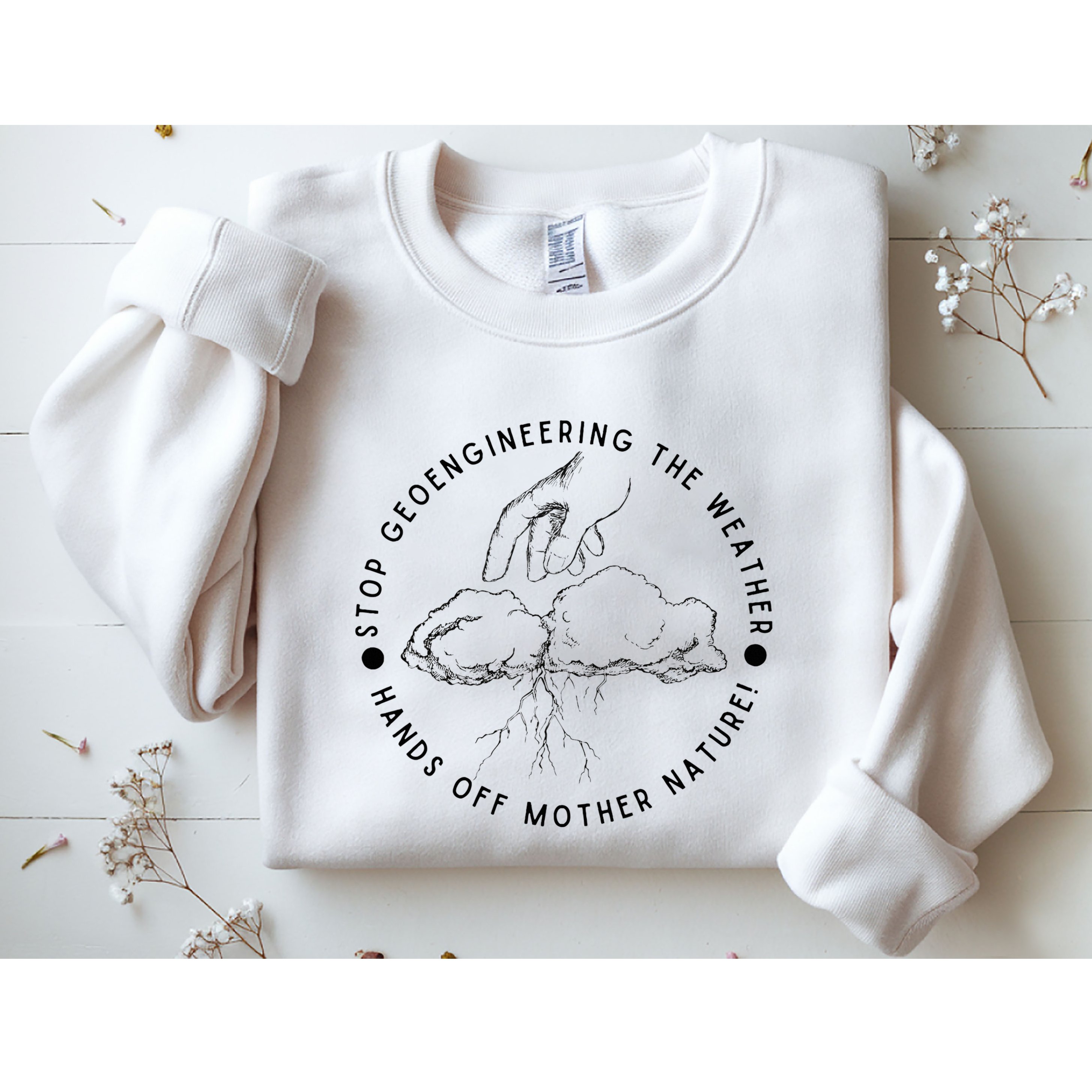 Stop Geoengineering The Weather Anti Government Sweatshirt