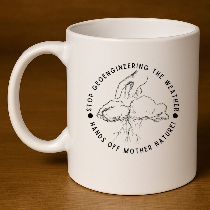 Stop Geoengineering The Weather Anti Government 11oz C Handle Ceramic Mug