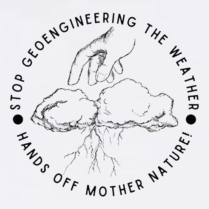 Stop Geoengineering The Weather Anti Government Cropped Pullover Crew