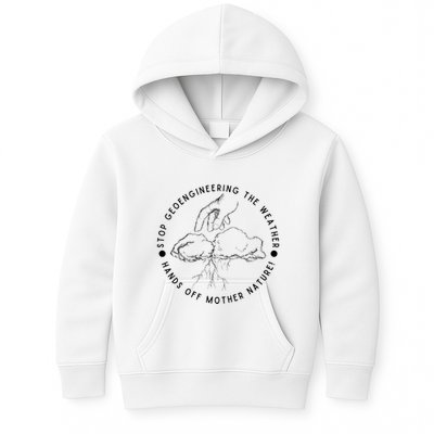 Stop Geoengineering The Weather Anti Government Kids Hoodie