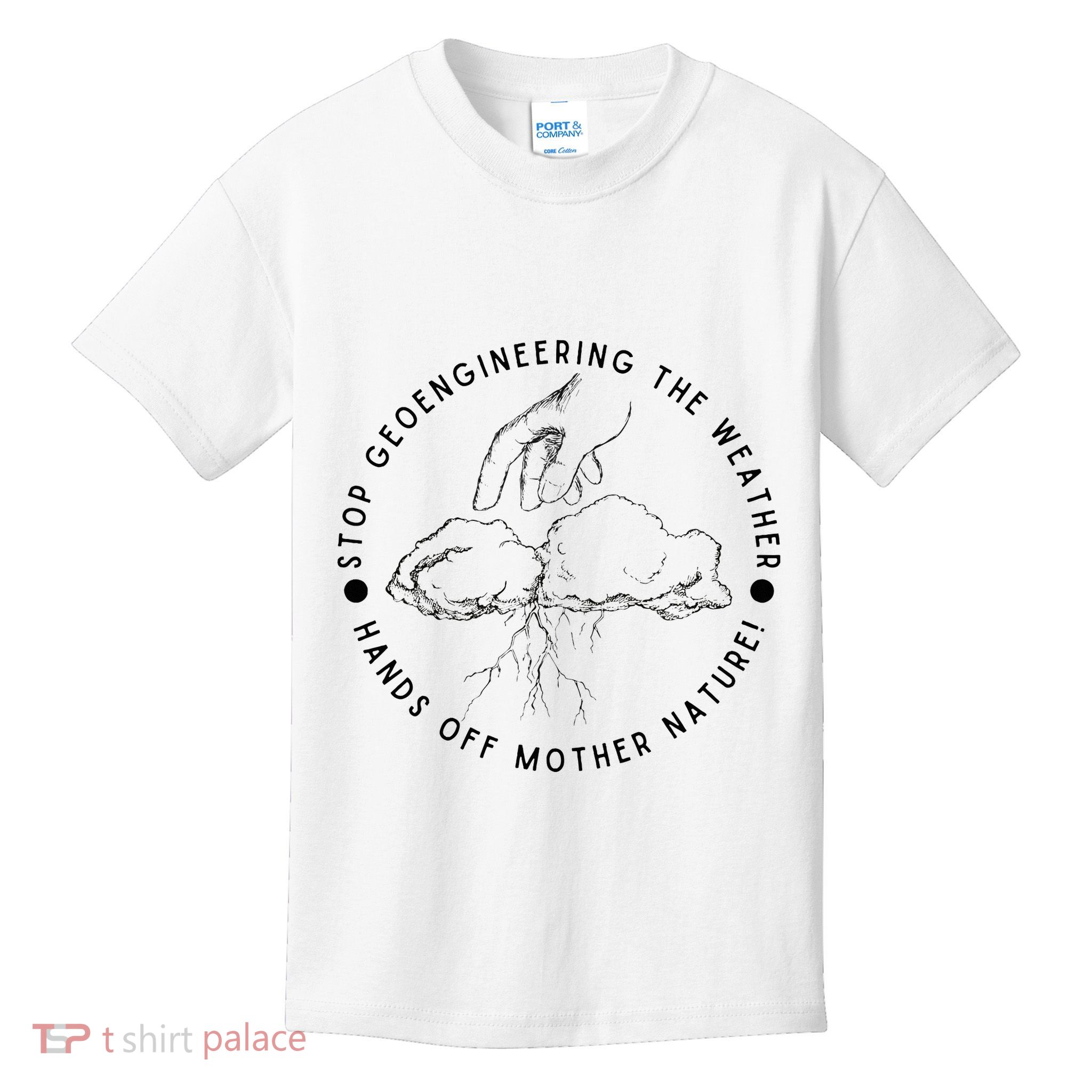 Stop Geoengineering The Weather Anti Government Kids T-Shirt