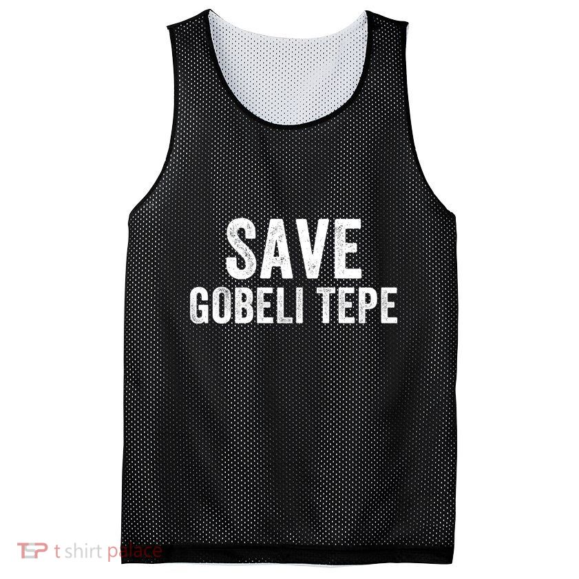 Save Gobekli Tepe Worlds First Temple Rise Of Civilization Megalith Archaeology Mesh Reversible Basketball Jersey Tank