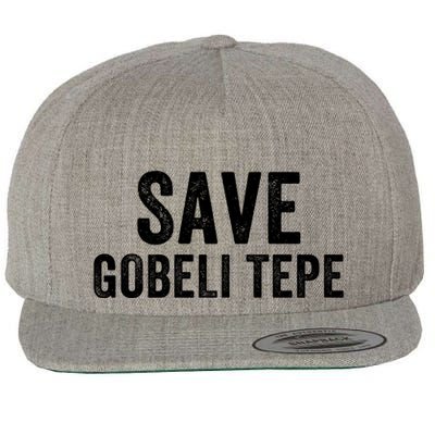 Save Gobekli Tepe Worlds First Temple Rise Of Civilization Megalith Archaeology Wool Snapback Cap