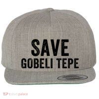 Save Gobekli Tepe Worlds First Temple Rise Of Civilization Megalith Archaeology Wool Snapback Cap