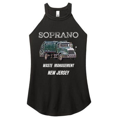 Soprano Garbage Truck Waste Management Women's Perfect Tri Rocker Tank