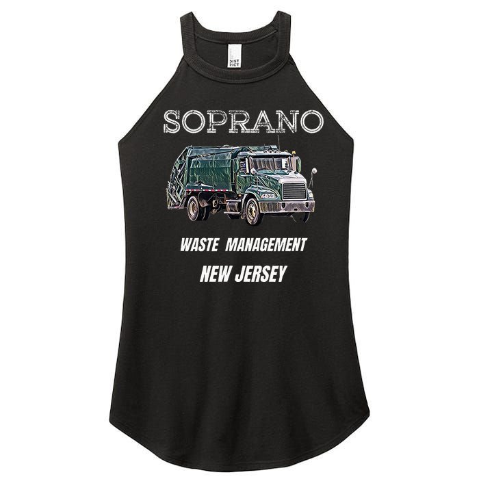 Soprano Garbage Truck Waste Management Women's Perfect Tri Rocker Tank