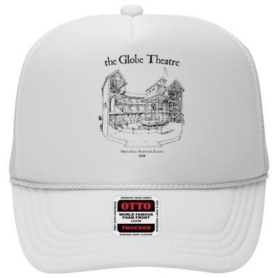 ShakespeareS Globe Theatre High Crown Mesh Back Trucker Hat