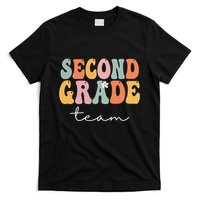 Second Grade Team Retro Groovy Vintage First Day Of School T-Shirt